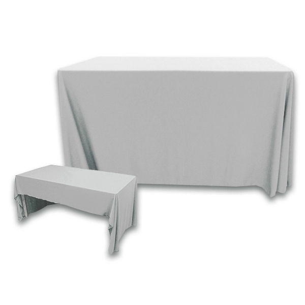 4 ft. x 30 in. 3 Sided PolyKnit™ Table Cover (Blank) - 4 ft. x 30 in. 3 Sided PolyKnit™ Table Cover (Blank) - Image 21 of 27