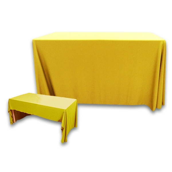 4 ft. x 30 in. 3 Sided PolyKnit™ Table Cover (Blank) - 4 ft. x 30 in. 3 Sided PolyKnit™ Table Cover (Blank) - Image 22 of 27