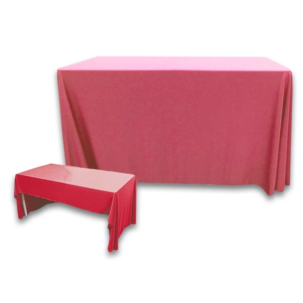 4 ft. x 30 in. 3 Sided PolyKnit™ Table Cover (Blank) - 4 ft. x 30 in. 3 Sided PolyKnit™ Table Cover (Blank) - Image 26 of 27