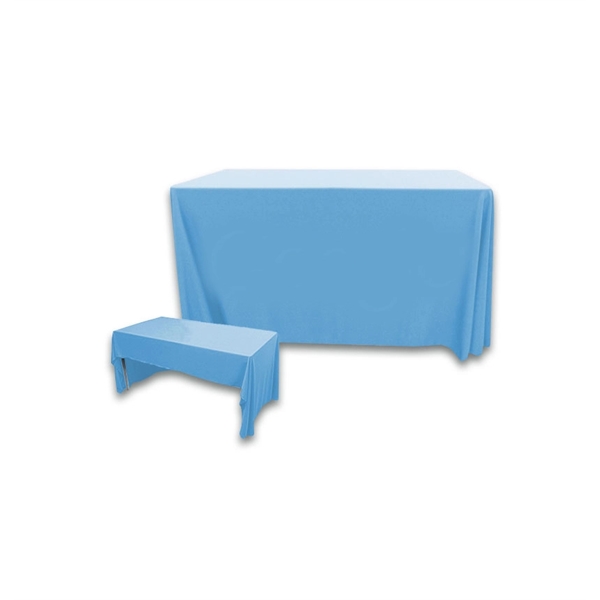 4 ft. x 30 in. 3 Sided PolyKnit™ Table Cover (Blank) - 4 ft. x 30 in. 3 Sided PolyKnit™ Table Cover (Blank) - Image 27 of 27