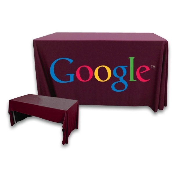 4 ft. x 30 in. 3 Sided PolyKnit™ Table Cover - 4 ft. x 30 in. 3 Sided PolyKnit™ Table Cover - Image 23 of 30