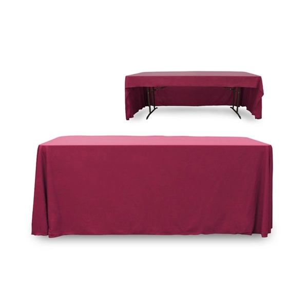 6 ft. 3 Sided PolyKnit™ Table Cover (Blank) - 6 ft. 3 Sided PolyKnit™ Table Cover (Blank) - Image 7 of 27