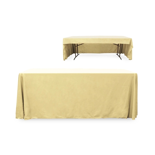 6 ft. 3 Sided PolyKnit™ Table Cover (Blank) - 6 ft. 3 Sided PolyKnit™ Table Cover (Blank) - Image 9 of 27
