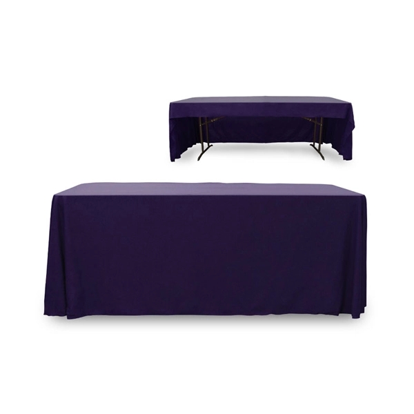 6 ft. 3 Sided PolyKnit™ Table Cover (Blank) - 6 ft. 3 Sided PolyKnit™ Table Cover (Blank) - Image 17 of 27