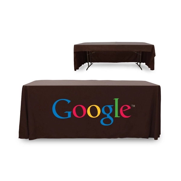 6 ft. 3 Sided PolyKnit™ Table Cover (Full Color Logo) - 6 ft. 3 Sided PolyKnit™ Table Cover (Full Color Logo) - Image 3 of 30