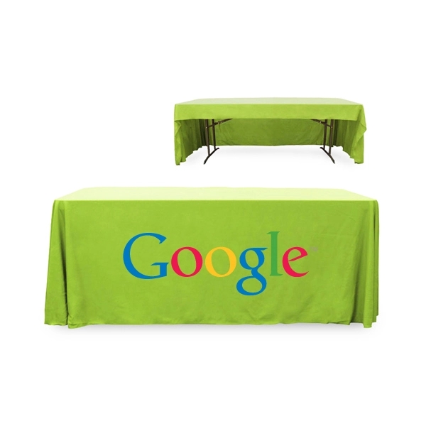6 ft. 3 Sided PolyKnit™ Table Cover (Full Color Logo) - 6 ft. 3 Sided PolyKnit™ Table Cover (Full Color Logo) - Image 11 of 30