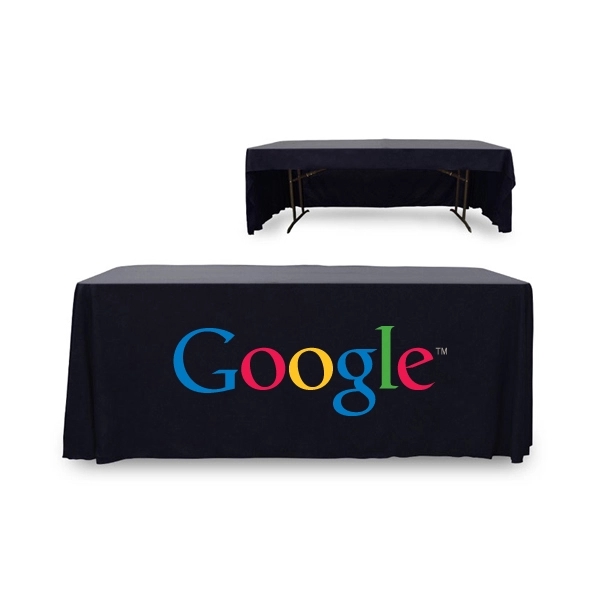 6 ft. 3 Sided PolyKnit™ Table Cover (Full Color Logo) - 6 ft. 3 Sided PolyKnit™ Table Cover (Full Color Logo) - Image 13 of 30