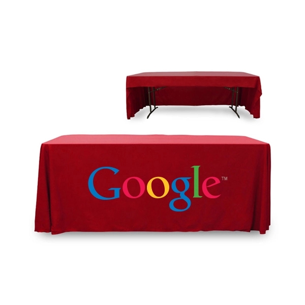 6 ft. 3 Sided PolyKnit™ Table Cover (Full Color Logo) - 6 ft. 3 Sided PolyKnit™ Table Cover (Full Color Logo) - Image 18 of 30