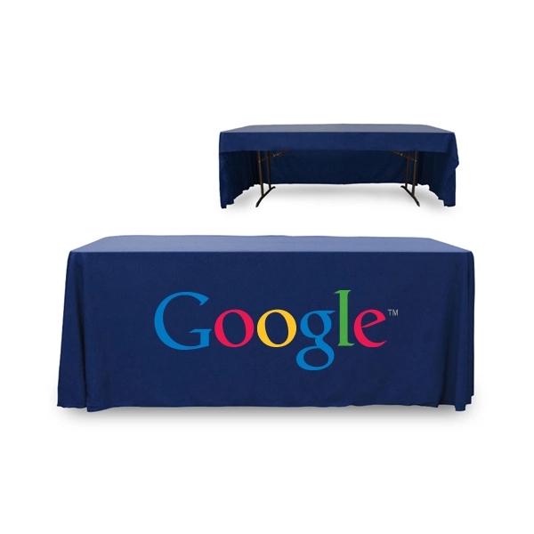6 ft. 3 Sided PolyKnit™ Table Cover (Full Color Logo) - 6 ft. 3 Sided PolyKnit™ Table Cover (Full Color Logo) - Image 19 of 30