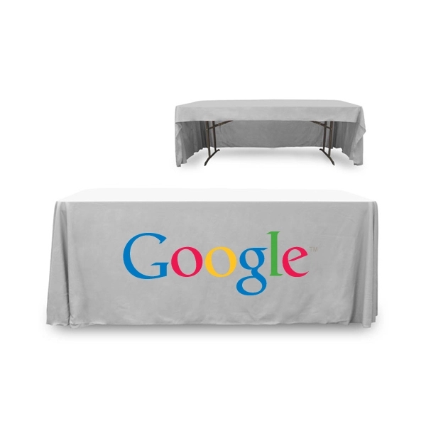 6 ft. 3 Sided PolyKnit™ Table Cover (Full Color Logo) - 6 ft. 3 Sided PolyKnit™ Table Cover (Full Color Logo) - Image 21 of 30