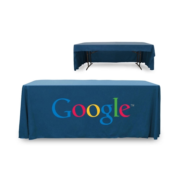 6 ft. 3 Sided PolyKnit™ Table Cover (Full Color Logo) - 6 ft. 3 Sided PolyKnit™ Table Cover (Full Color Logo) - Image 23 of 30