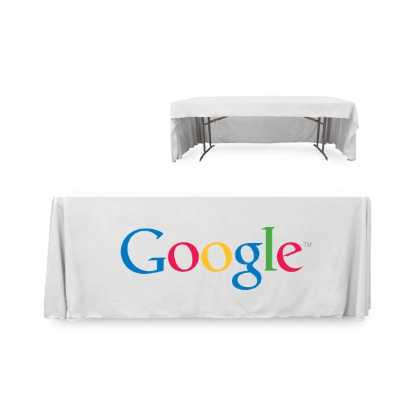 6 ft. 3 Sided PolyKnit™ Table Cover (Full Color Logo) - 6 ft. 3 Sided PolyKnit™ Table Cover (Full Color Logo) - Image 24 of 30