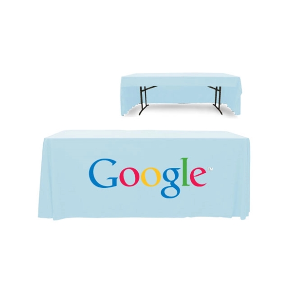 6 ft. 3 Sided PolyKnit™ Table Cover (Full Color Logo) - 6 ft. 3 Sided PolyKnit™ Table Cover (Full Color Logo) - Image 27 of 30