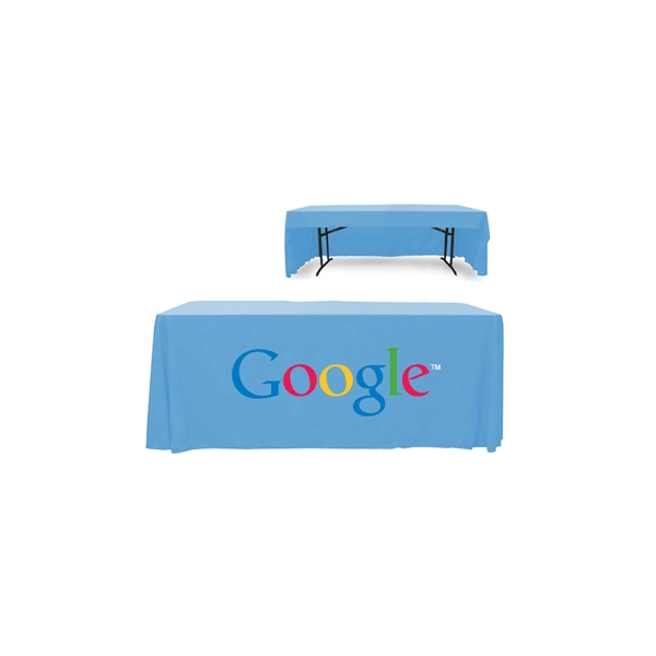 6 ft. 3 Sided PolyKnit™ Table Cover (Full Color Logo) - 6 ft. 3 Sided PolyKnit™ Table Cover (Full Color Logo) - Image 29 of 30