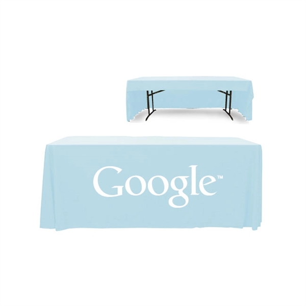 6 ft. 3 Sided PolyKnit™ Table Cover (One Color Logo) - 6 ft. 3 Sided PolyKnit™ Table Cover (One Color Logo) - Image 27 of 30