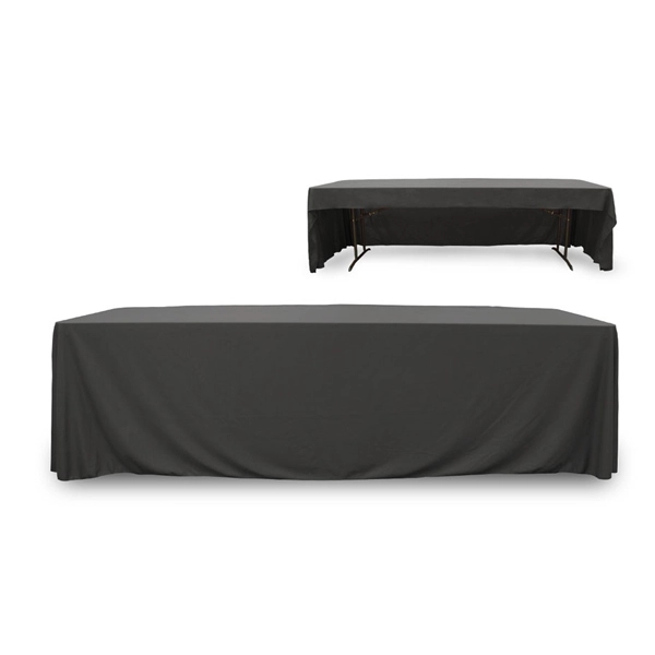 8 ft. 3 Sided PolyKnit™ Table Cover (Blank) - 8 ft. 3 Sided PolyKnit™ Table Cover (Blank) - Image 2 of 27