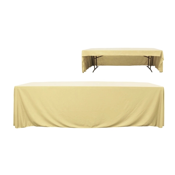 8 ft. 3 Sided PolyKnit™ Table Cover (Blank) - 8 ft. 3 Sided PolyKnit™ Table Cover (Blank) - Image 9 of 27