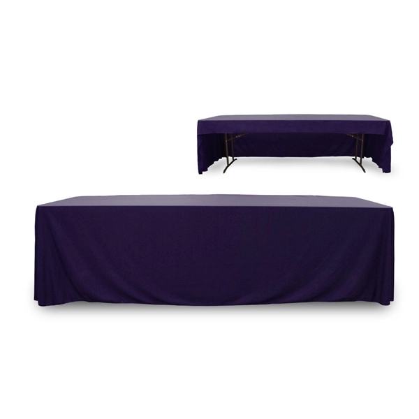 8 ft. 3 Sided PolyKnit™ Table Cover (Blank) - 8 ft. 3 Sided PolyKnit™ Table Cover (Blank) - Image 17 of 27