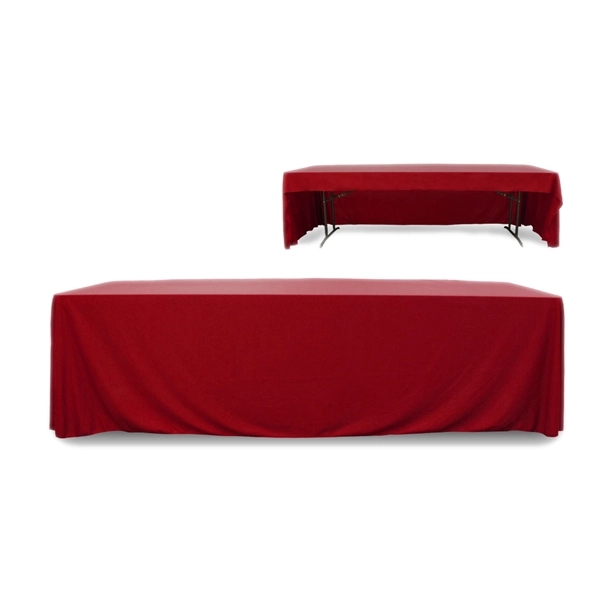 8 ft. 3 Sided PolyKnit™ Table Cover (Blank) - 8 ft. 3 Sided PolyKnit™ Table Cover (Blank) - Image 18 of 27