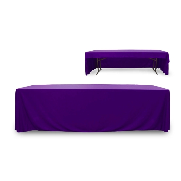 8 ft. 3 Sided PolyKnit™ Table Cover (Blank) - 8 ft. 3 Sided PolyKnit™ Table Cover (Blank) - Image 20 of 27