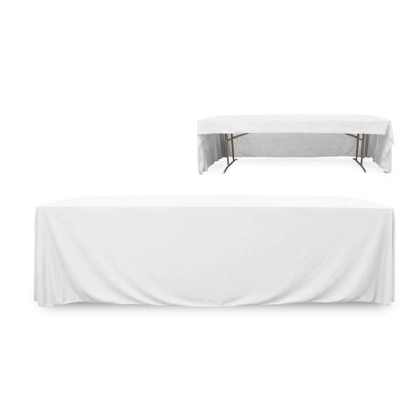 8 ft. 3 Sided PolyKnit™ Table Cover (Blank) - 8 ft. 3 Sided PolyKnit™ Table Cover (Blank) - Image 24 of 27