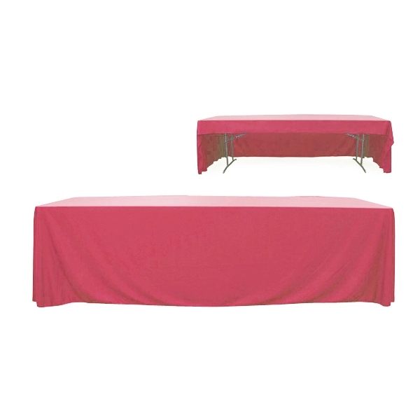 8 ft. 3 Sided PolyKnit™ Table Cover (Blank) - 8 ft. 3 Sided PolyKnit™ Table Cover (Blank) - Image 26 of 27