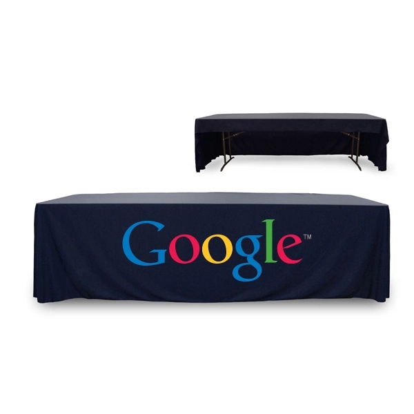 8 ft. 3 Sided PolyKnit™ Table Cover (Full Color Logo) - 8 ft. 3 Sided PolyKnit™ Table Cover (Full Color Logo) - Image 3 of 25