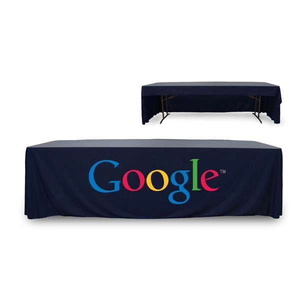 8 ft. 3 Sided PolyKnit™ Table Cover (Full Color Logo) - 8 ft. 3 Sided PolyKnit™ Table Cover (Full Color Logo) - Image 4 of 25