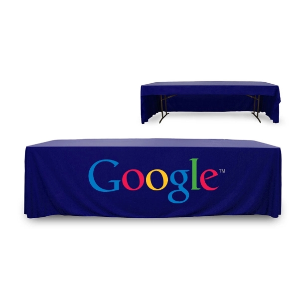 8 ft. 3 Sided PolyKnit™ Table Cover (Full Color Logo) - 8 ft. 3 Sided PolyKnit™ Table Cover (Full Color Logo) - Image 5 of 25