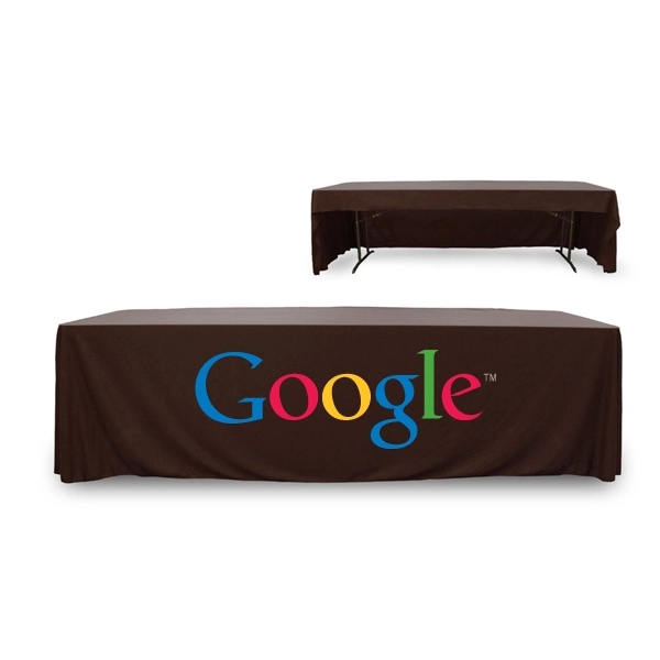 8 ft. 3 Sided PolyKnit™ Table Cover (Full Color Logo) - 8 ft. 3 Sided PolyKnit™ Table Cover (Full Color Logo) - Image 15 of 25
