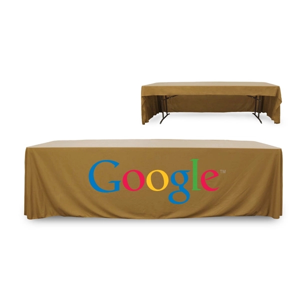 8 ft. 3 Sided PolyKnit™ Table Cover (Full Color Logo) - 8 ft. 3 Sided PolyKnit™ Table Cover (Full Color Logo) - Image 17 of 25