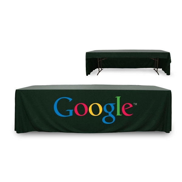 8 ft. 3 Sided PolyKnit™ Table Cover (Full Color Logo) - 8 ft. 3 Sided PolyKnit™ Table Cover (Full Color Logo) - Image 18 of 25