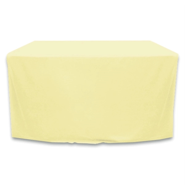 4 ft. x 24 in. Fitted PolyKnit™ Table Cover (Blank) - 4 ft. x 24 in. Fitted PolyKnit™ Table Cover (Blank) - Image 10 of 27