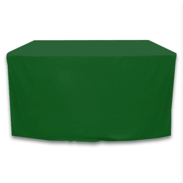 4 ft. x 24 in. Fitted PolyKnit™ Table Cover (Blank) - 4 ft. x 24 in. Fitted PolyKnit™ Table Cover (Blank) - Image 11 of 27