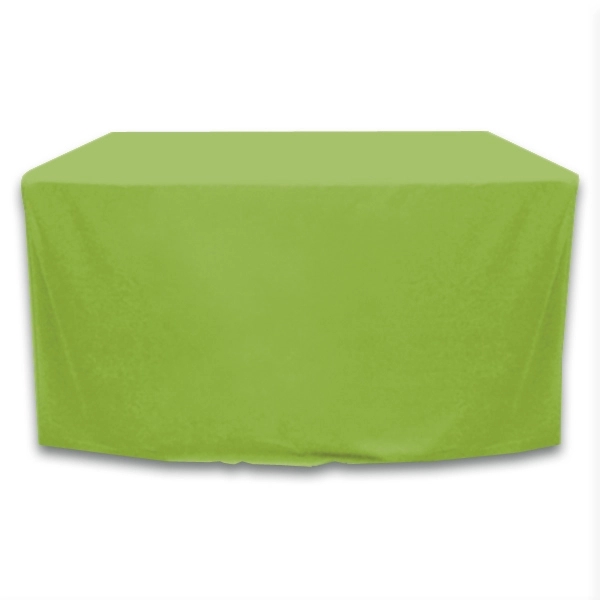 4 ft. x 24 in. Fitted PolyKnit™ Table Cover (Blank) - 4 ft. x 24 in. Fitted PolyKnit™ Table Cover (Blank) - Image 12 of 27