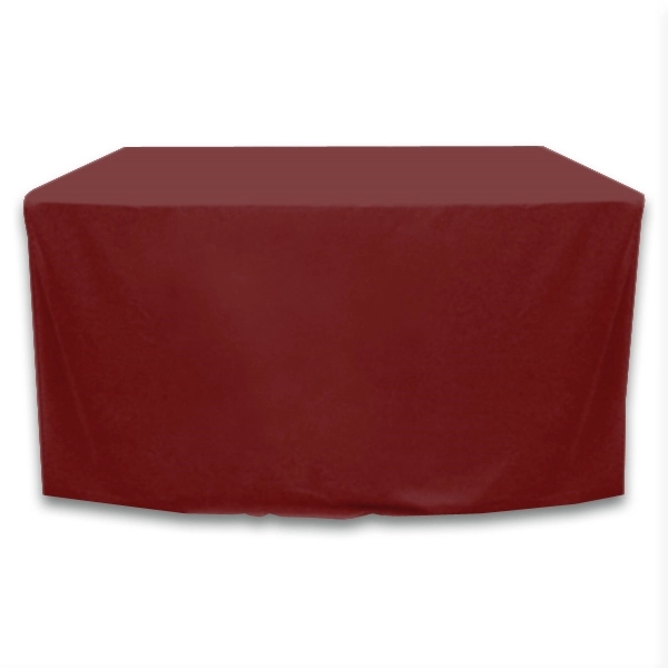 4 ft. x 24 in. Fitted PolyKnit™ Table Cover (Blank) - 4 ft. x 24 in. Fitted PolyKnit™ Table Cover (Blank) - Image 13 of 27