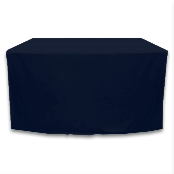4 ft. x 24 in. Fitted PolyKnit™ Table Cover (Blank) - 4 ft. x 24 in. Fitted PolyKnit™ Table Cover (Blank) - Image 14 of 27