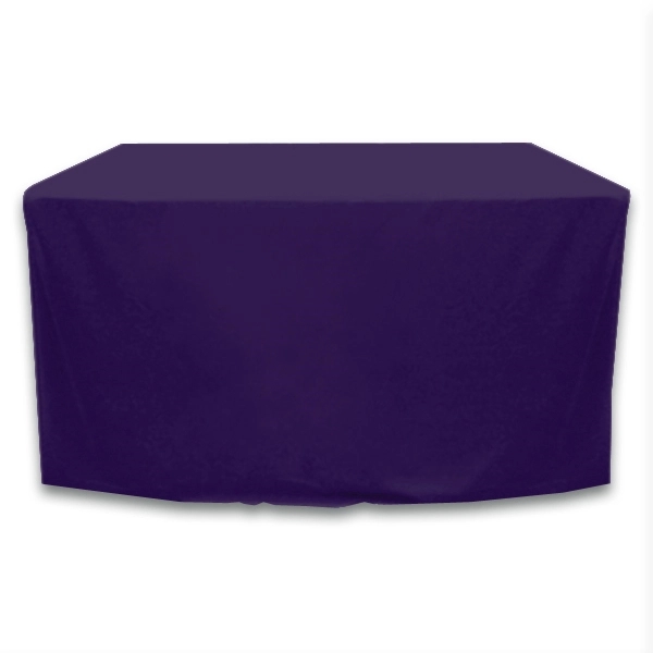 4 ft. x 24 in. Fitted PolyKnit™ Table Cover (Blank) - 4 ft. x 24 in. Fitted PolyKnit™ Table Cover (Blank) - Image 18 of 27