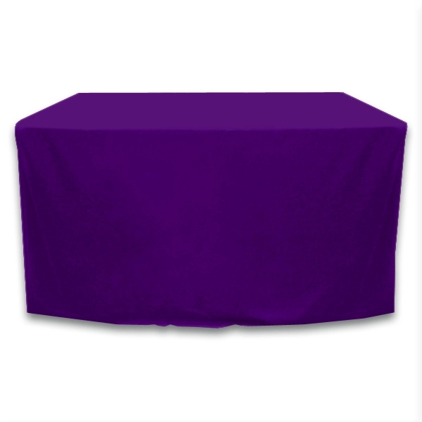 4 ft. x 24 in. Fitted PolyKnit™ Table Cover (Blank) - 4 ft. x 24 in. Fitted PolyKnit™ Table Cover (Blank) - Image 21 of 27