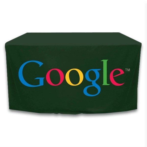 4 ft. x 24 in. Fitted PolyKnit™ Table Cover (Full Color) - 4 ft. x 24 in. Fitted PolyKnit™ Table Cover (Full Color) - Image 7 of 30