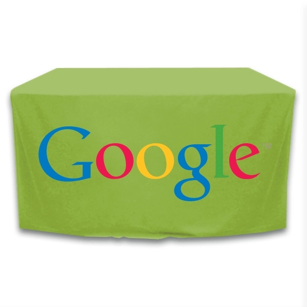 4 ft. x 24 in. Fitted PolyKnit™ Table Cover (Full Color) - 4 ft. x 24 in. Fitted PolyKnit™ Table Cover (Full Color) - Image 12 of 30