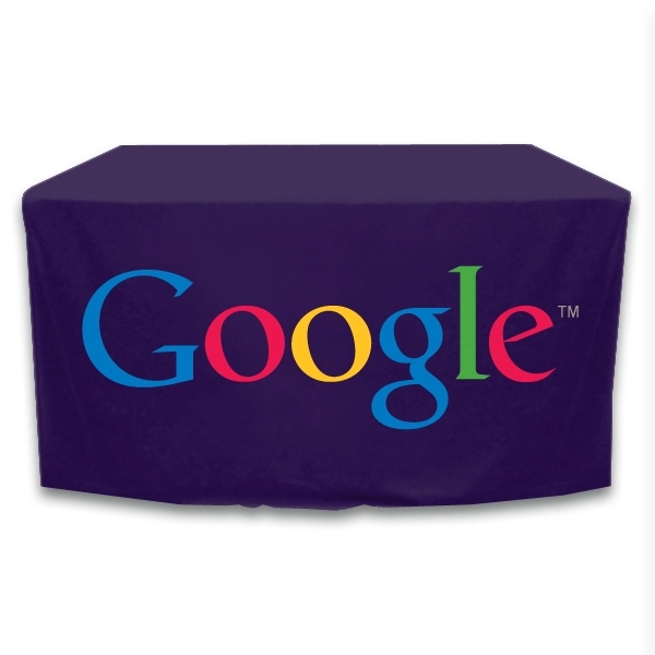 4 ft. x 24 in. Fitted PolyKnit™ Table Cover (Full Color) - 4 ft. x 24 in. Fitted PolyKnit™ Table Cover (Full Color) - Image 18 of 30