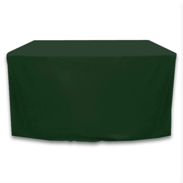 4 ft. x 30 in. Fitted PolyKnit™ Table Cover (Blank) - 4 ft. x 30 in. Fitted PolyKnit™ Table Cover (Blank) - Image 6 of 26