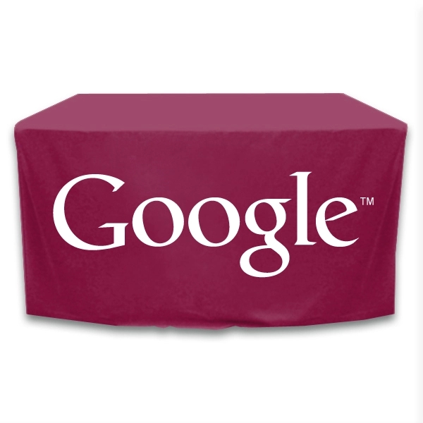 4 ft. x 30 in. Fitted PolyKnit™ Table Cover (One Color) - 4 ft. x 30 in. Fitted PolyKnit™ Table Cover (One Color) - Image 8 of 30