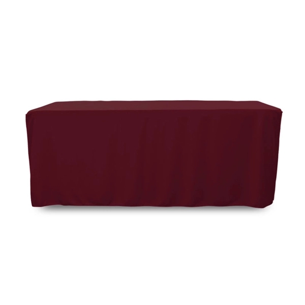 6 ft. Fitted PolyKnit™ Table Cover (Blank) - 6 ft. Fitted PolyKnit™ Table Cover (Blank) - Image 1 of 27