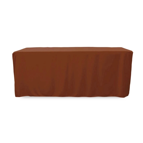 6 ft. Fitted PolyKnit™ Table Cover (Blank) - 6 ft. Fitted PolyKnit™ Table Cover (Blank) - Image 4 of 27