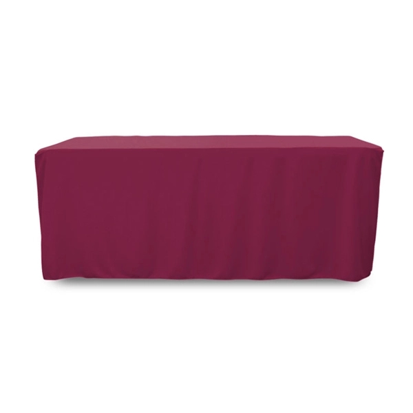 6 ft. Fitted PolyKnit™ Table Cover (Blank) - 6 ft. Fitted PolyKnit™ Table Cover (Blank) - Image 6 of 27