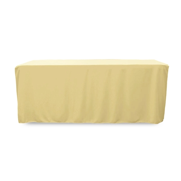 6 ft. Fitted PolyKnit™ Table Cover (Blank) - 6 ft. Fitted PolyKnit™ Table Cover (Blank) - Image 8 of 27