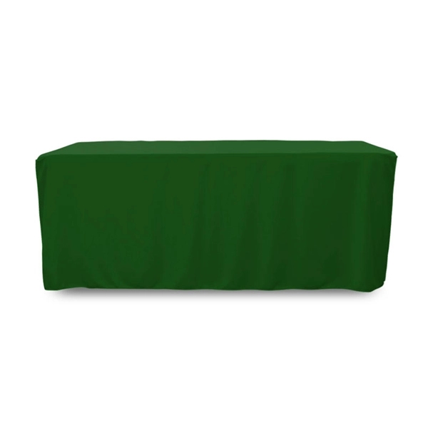 6 ft. Fitted PolyKnit™ Table Cover (Blank) - 6 ft. Fitted PolyKnit™ Table Cover (Blank) - Image 9 of 27