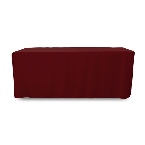 6 ft. Fitted PolyKnit™ Table Cover (Blank) - 6 ft. Fitted PolyKnit™ Table Cover (Blank) - Image 11 of 27